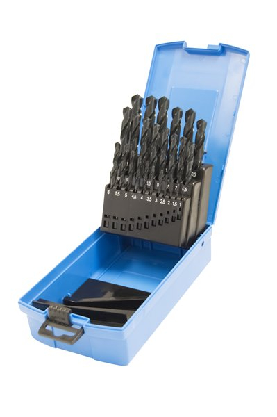 PRESTO M25 HSS DIN338 DRILL SET 1.0mm - 13.0mm x 0.5mm