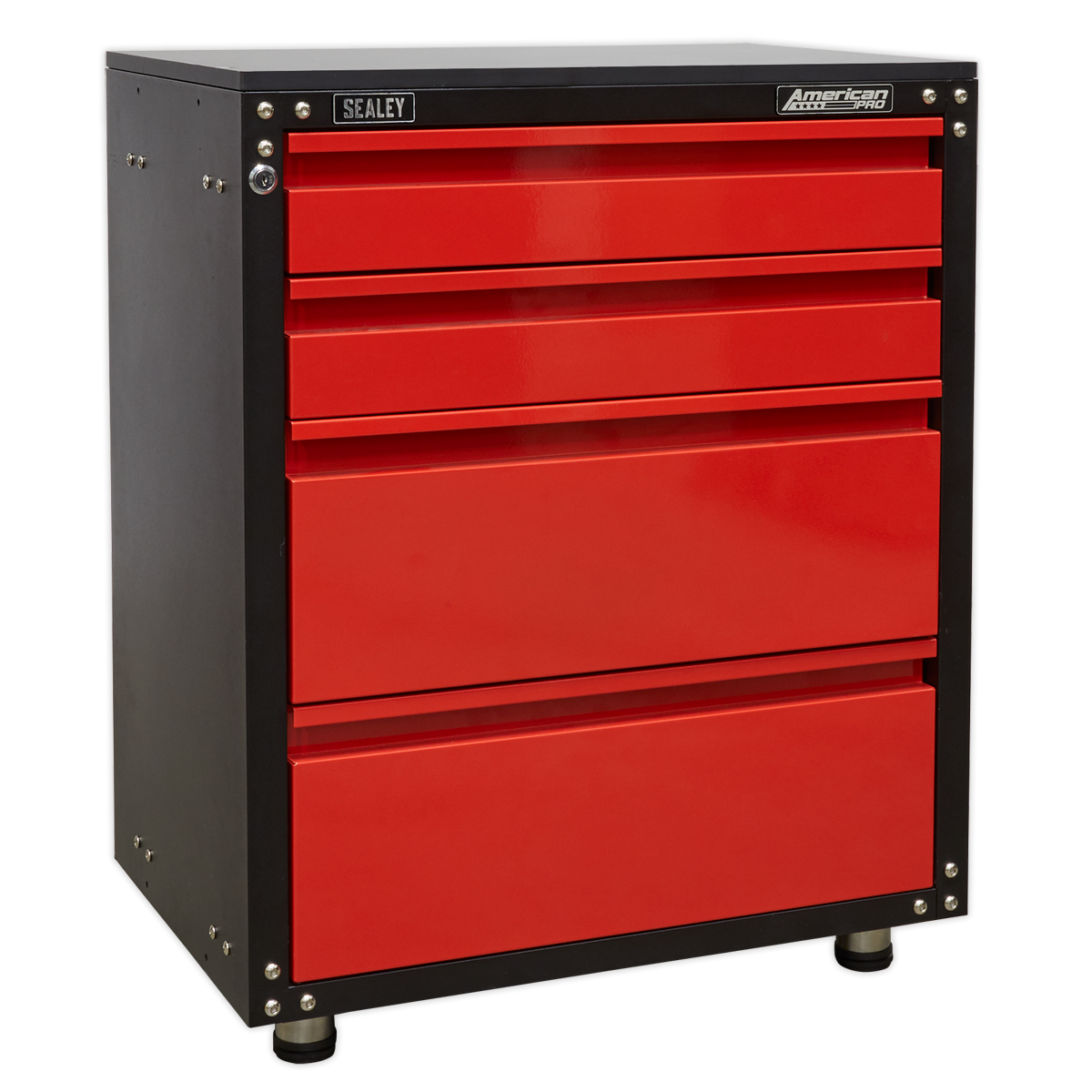 American PRO® Modular 4 Drawer Cabinet with Worktop 665mm