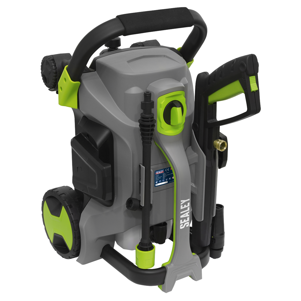 Sealey Pull-Along Pressure Washer with TSS 140bar 1800W/230V